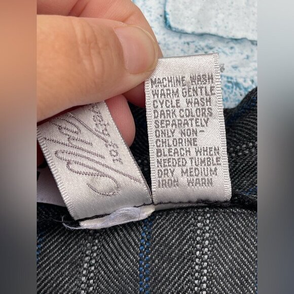 THE VINTAGE TWIN NYC Striped Trousers size 14 - Picture 9 of 11